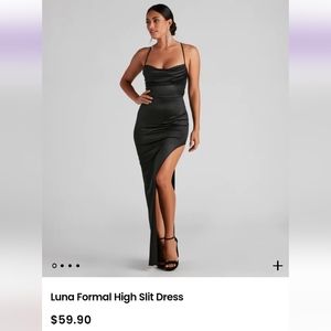Luna Formal High Slit Dress